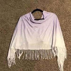 Lilly pulitzer purple ombré poncho